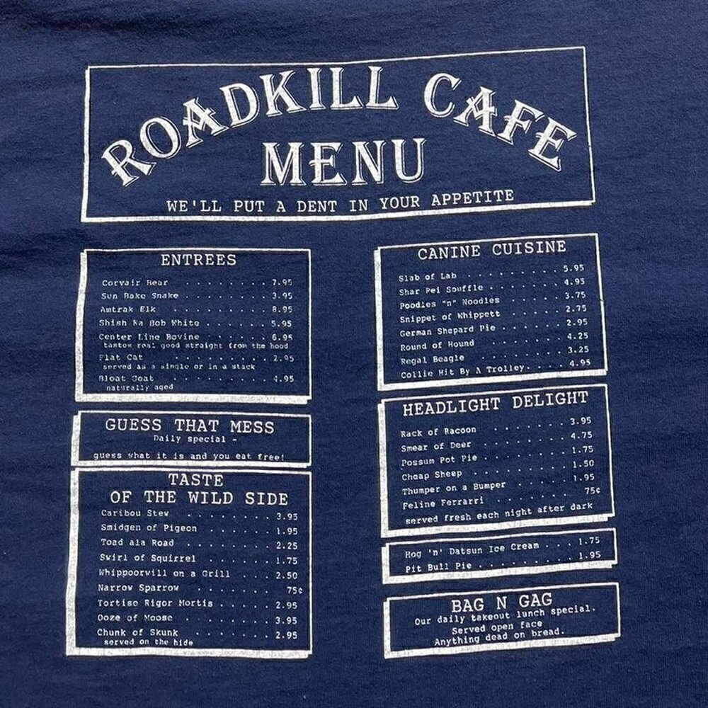 Vintage Road Kill Cafe t shirt - Picture 7 of 9